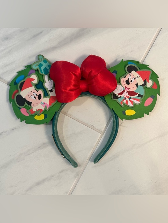 Loungefly Accessories - Disney Loungefly Ears Headband - 2023 Holiday Mickey & Minnie